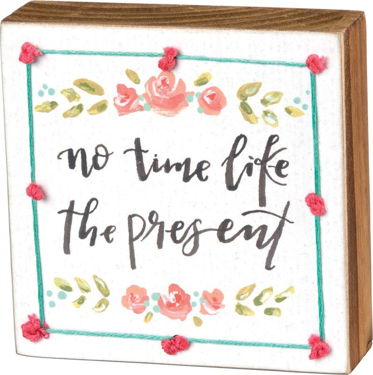 Stitched Block - The Present - Set Of 4 (Pack Of 2) 37863 By Primitives By Kathy