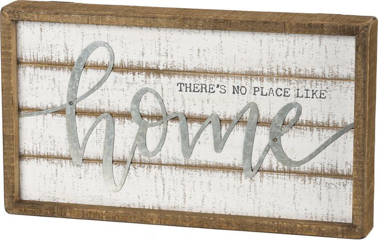 95147 Inset Slat Box Sign - No Place - Set Of 2 By Primitives by Kathy