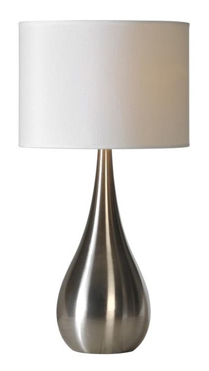 Ren-Wil Alba 26-Inch Table Lamp Stainless Steel LPT172