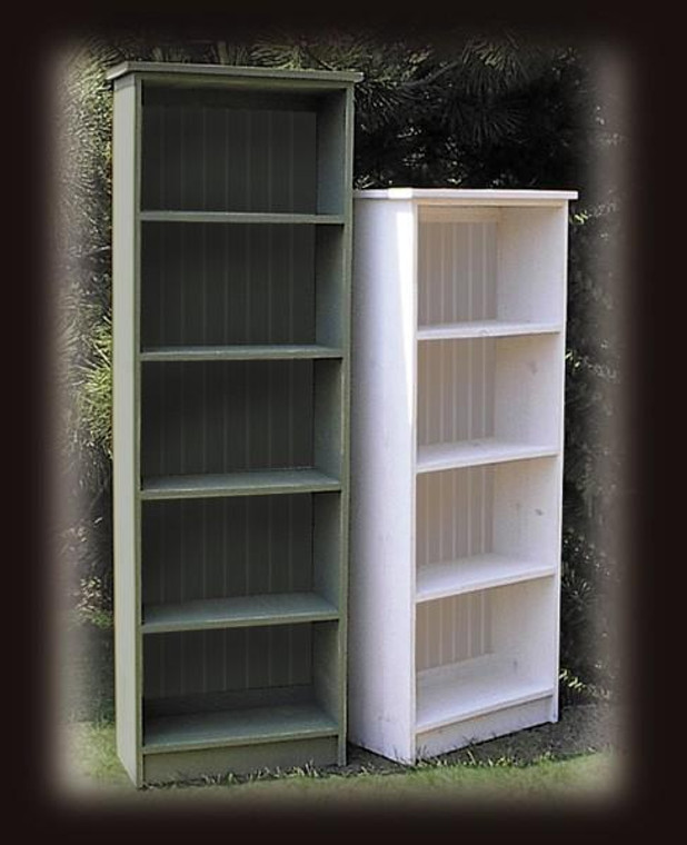 93 Sawdust 5X2 Wood Bookcase