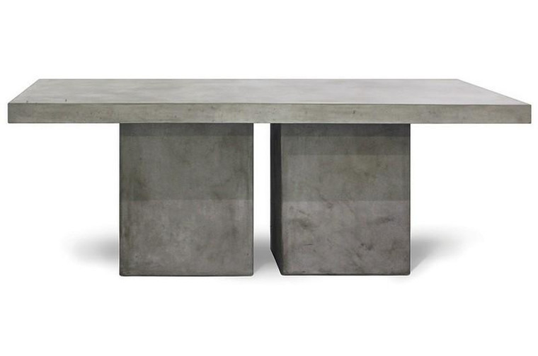 501FT024P2G Perpetual Loire Slate Gray Dining Table