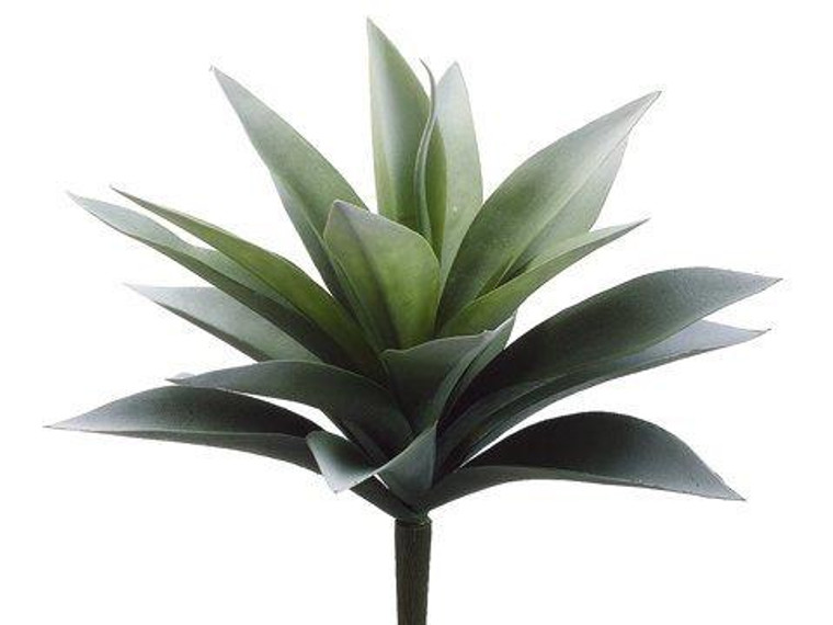 11" Agave Plant With 19 Leaves Frosted Green 24 Pieces CA3586-GR/FS
