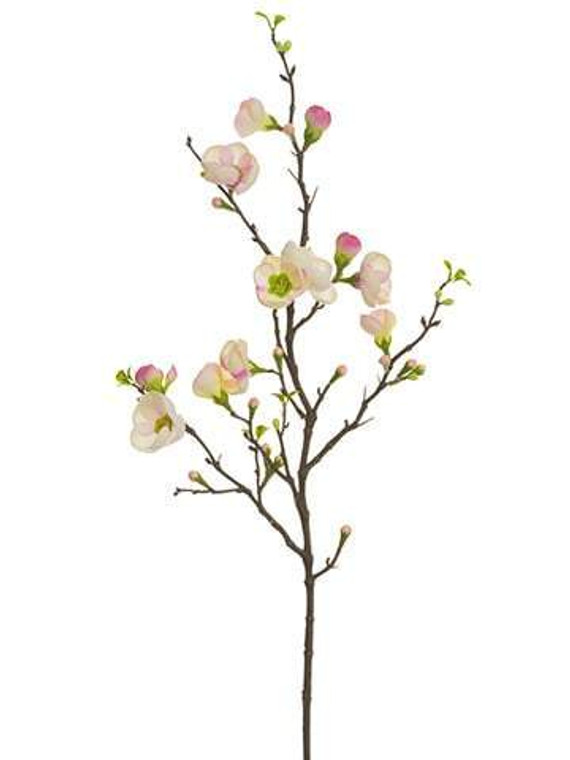 35" Quince Blossom Spray Two Tone Pink 12 Pieces FSB478-PK/TT