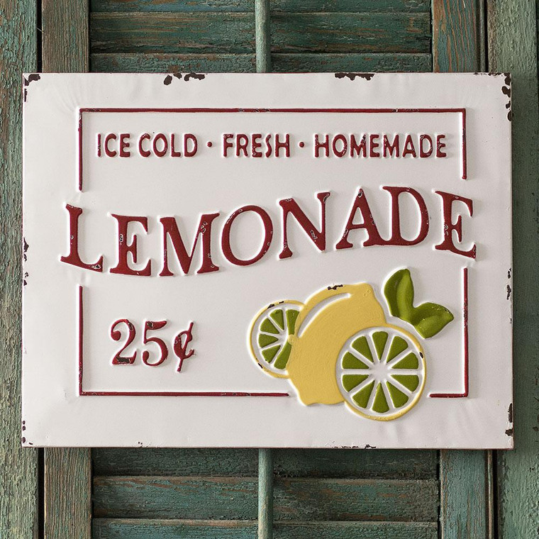 CTW Home "Lemonade" Metal Sign 770177