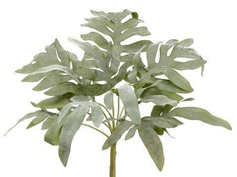 16" Split Philodendron Bush X13 Green Gray 12 Pieces PBP315-GR/GY