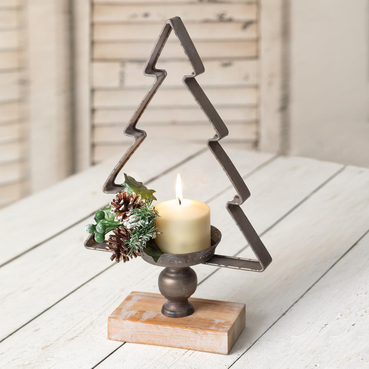 CTW Home Christmas Tree Candle Holder 770236