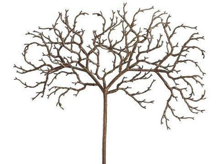 18" African Twig Spray  Brown 12 Pieces QST440-BR