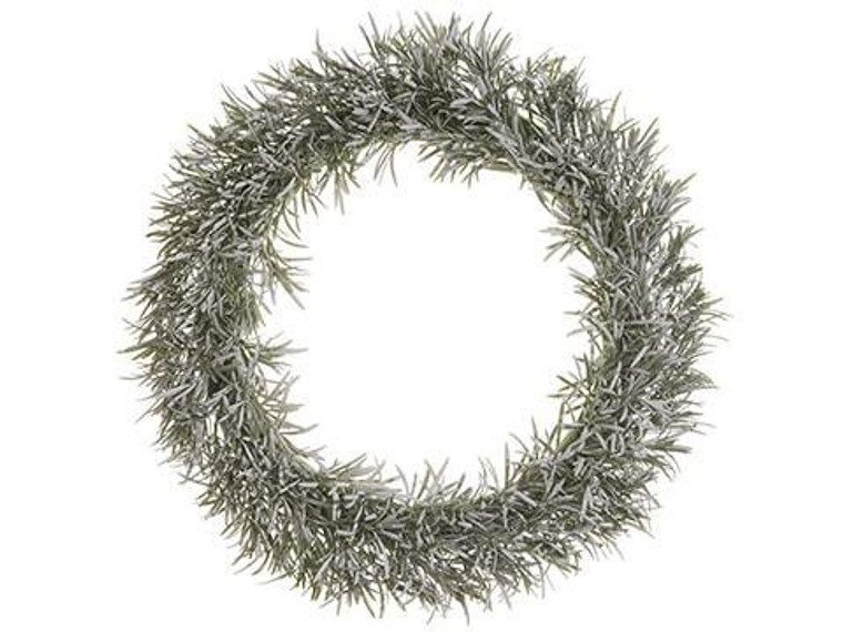 20" Pine Wreath Gray Green 6 Pieces YWP118-GY/GR