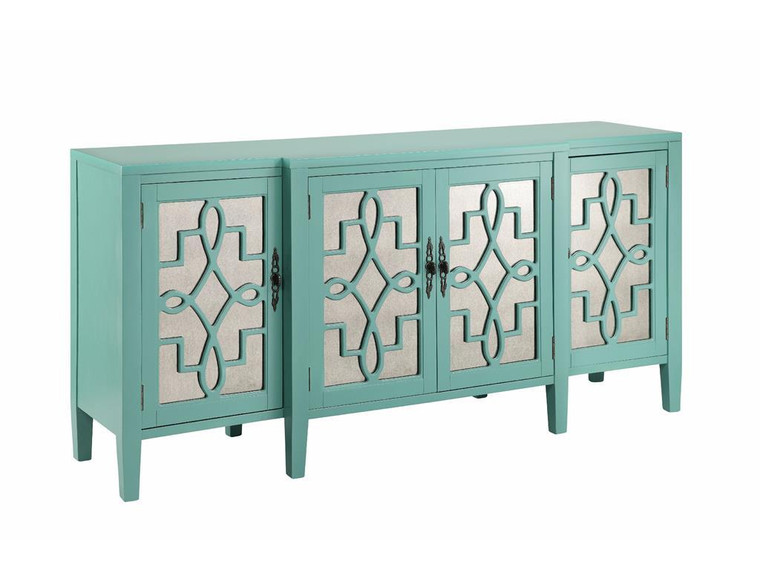 Stein World Green Lawrence Cabinet With Four Doors 13151