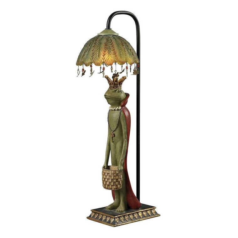 King Frog With Basket Accent Lamp 93-19334 BY Sterling