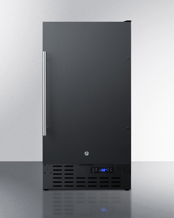 FF1843B 18" Wide Built-In Undercounter All-Refrigerator In Black