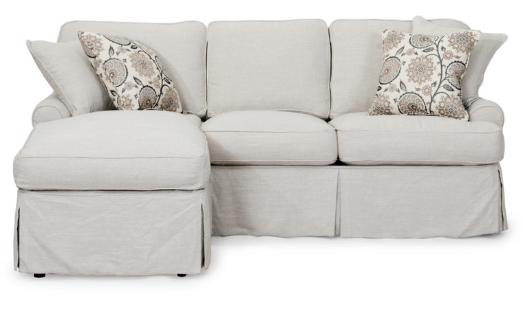Horizon Sleeper Sofa & Chaise - Slip Cover Set Only - Light Gray