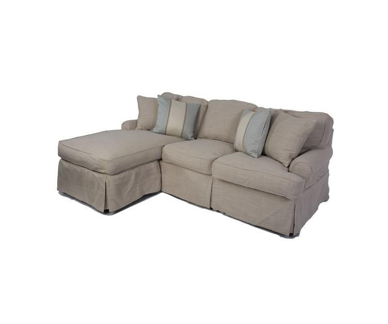 Horizon Sleeper Sofa & Chaise - Slip Cover Set Only - Linen