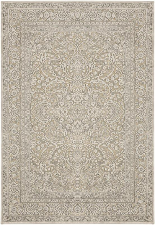 Surya Basilica Machine Made Gray Rug BSL-7203 - 5'2" x 7'6"