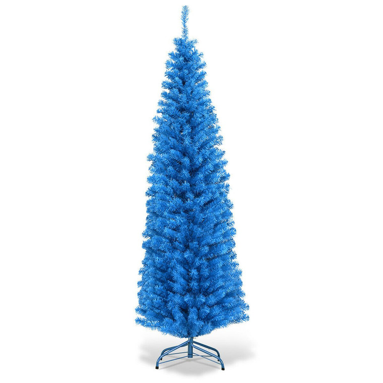 6 Ft Unlit Pencil Slim Tree Artificial Christmas Tree CM22106
