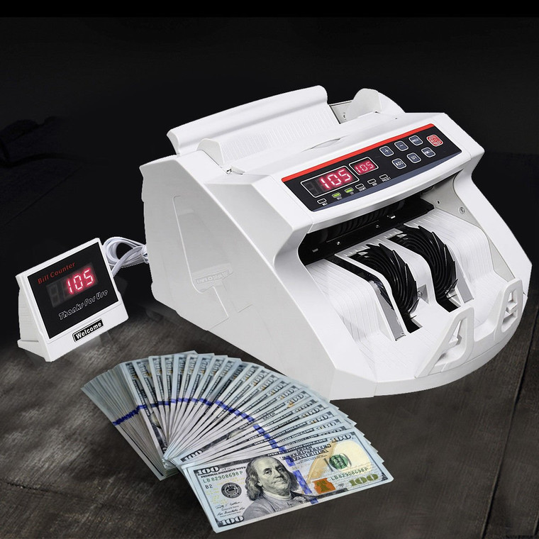 Money Bill Counter Machine Counterfeit Detector