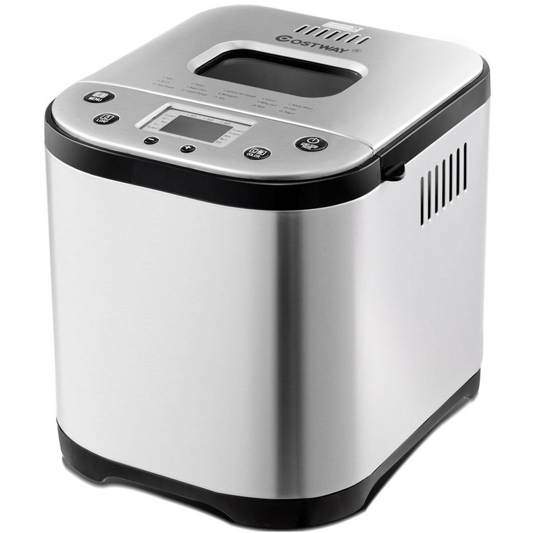 Automatic Bread Maker Stainless Steel 2Lb Bread Machine EP23609