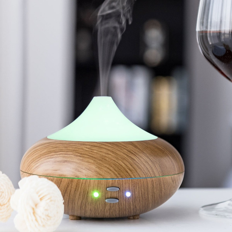 210 Ml Cool Mist Humidifier Ultrasonic Aroma Essential Oil Diffuser HB85212 - (Pack Of 2)