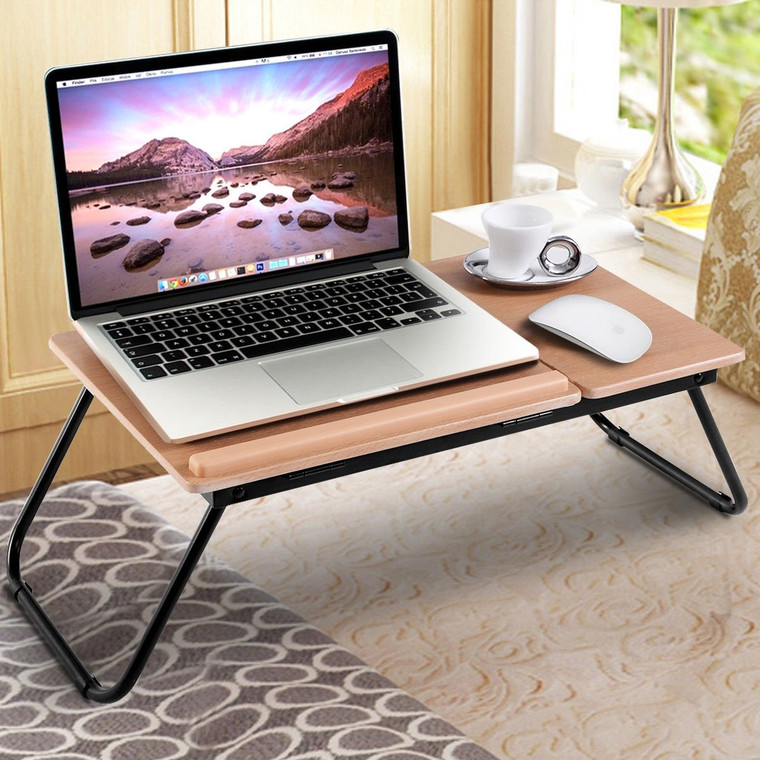 Portable Laptop Desk Computer Notebook Folding Table Stand HW51666 - (Pack Of 2)