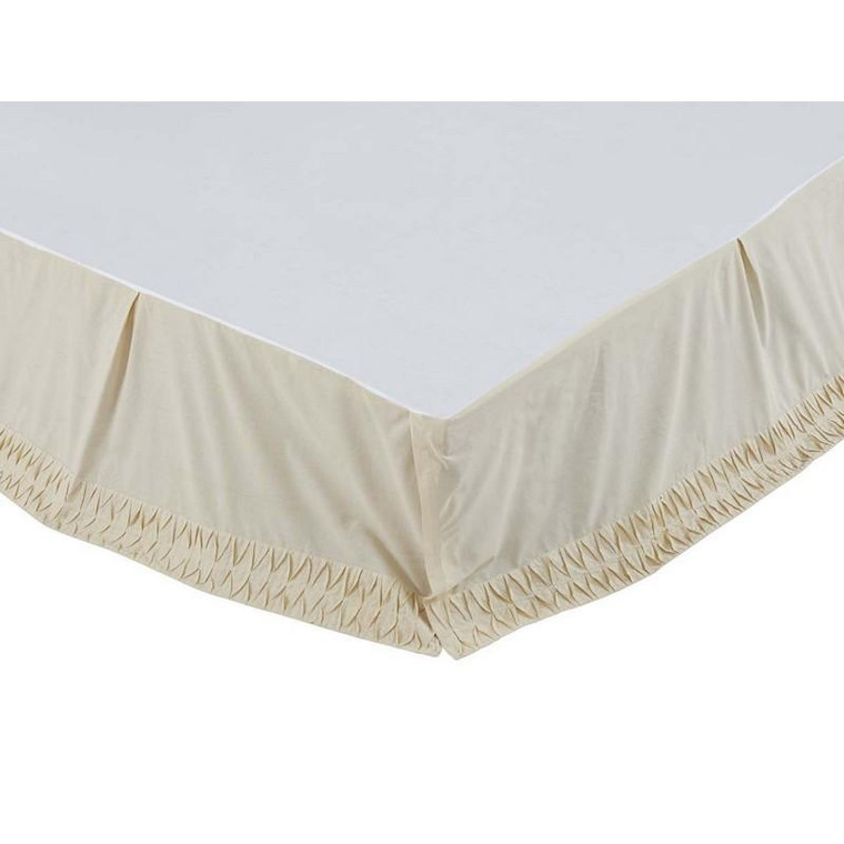 Adelia Creme King Bed Skirt 78X80X16 29172