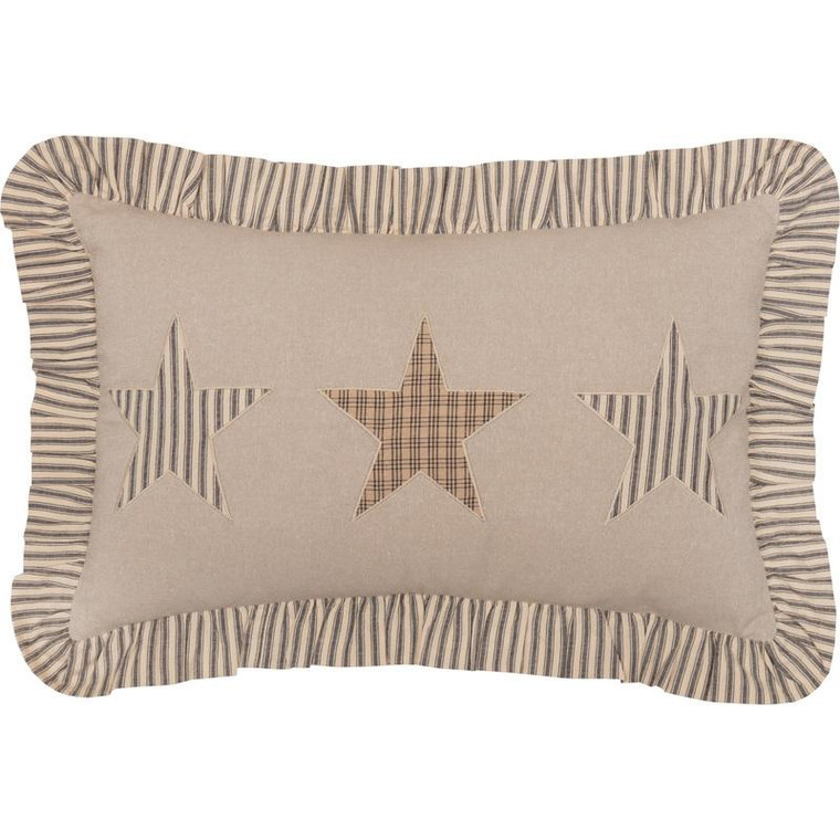 Sawyer Mill Star Charcoal Pillow 14X22 45797
