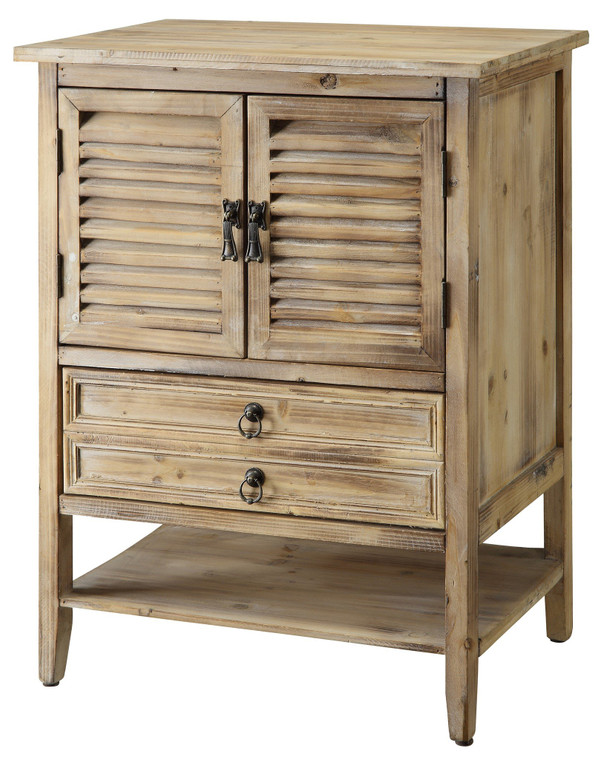 CVFZ-X-R757 Weathered Oak 2 Door and 2 Drawer Cabinet