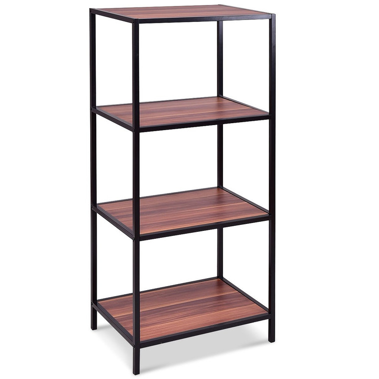 4-Tier Sturdy Metal Frame Storage Shelf HW55400