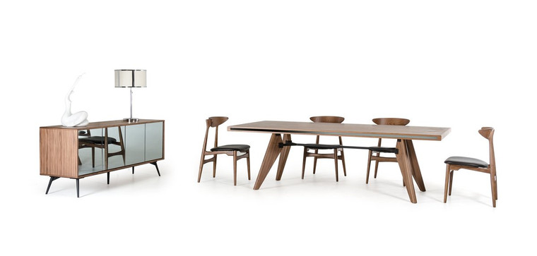 Modrest Kennedy Modern Walnut Dining Table By VIG Furniture