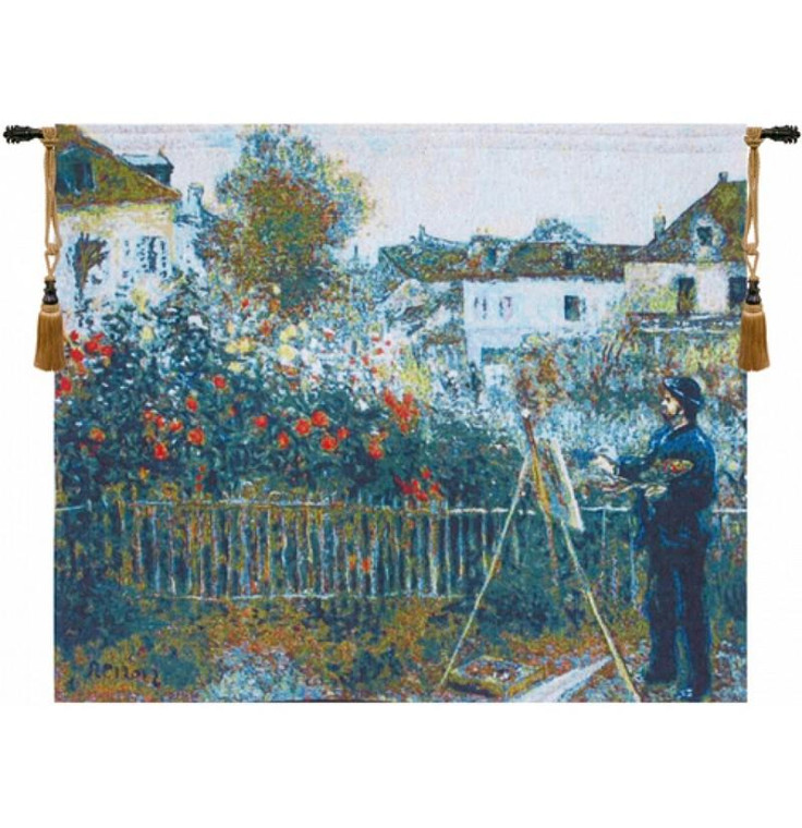EWA-7646 Green Monet Painting I European Wall Hanging