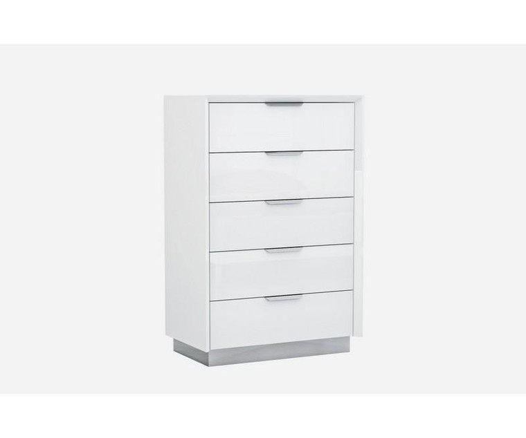 Whiteline Navi White -Drawer Chest CD1354-WHT