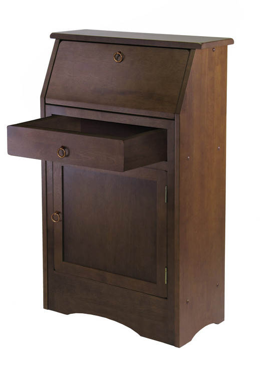 Winsome Regalia Secretary Desk In Walnut Finish 94339