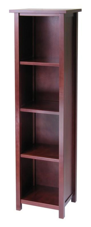 Winsome Milan Storage Shelf Or Bookcase 5-Tier, Tall 94416