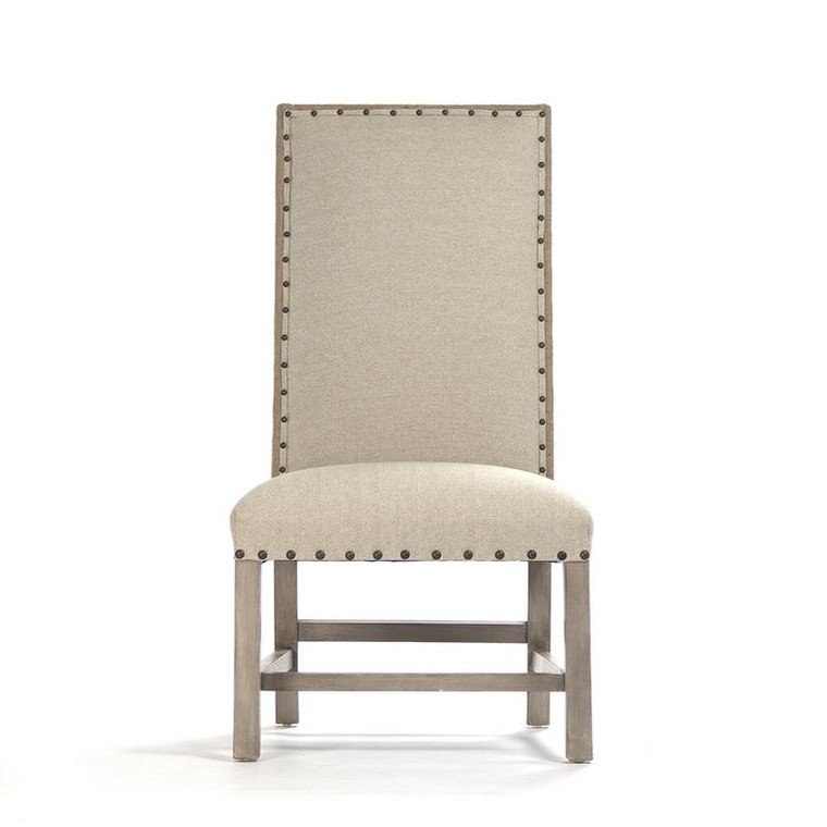 Zentique Gray Agata Side Chair