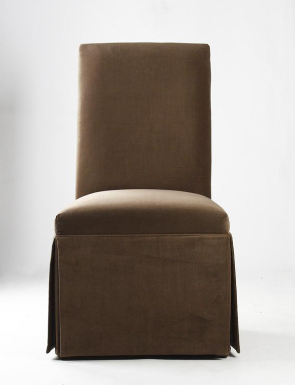 Zentique Tuxedo Brown Chair - CM002 Brown