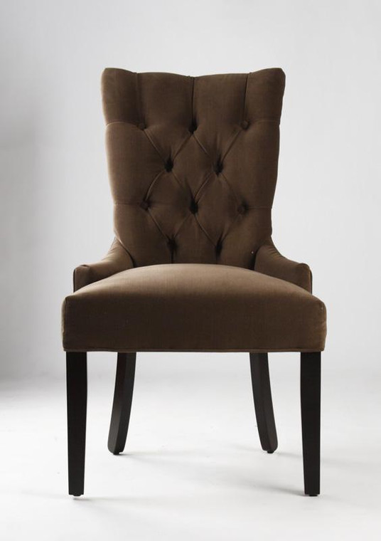 Zentique Teressa Tufted Chair - CM003 Brown