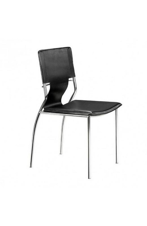 Zuo Modern Trafico Dining Chair Black (Set Of 4) 404131