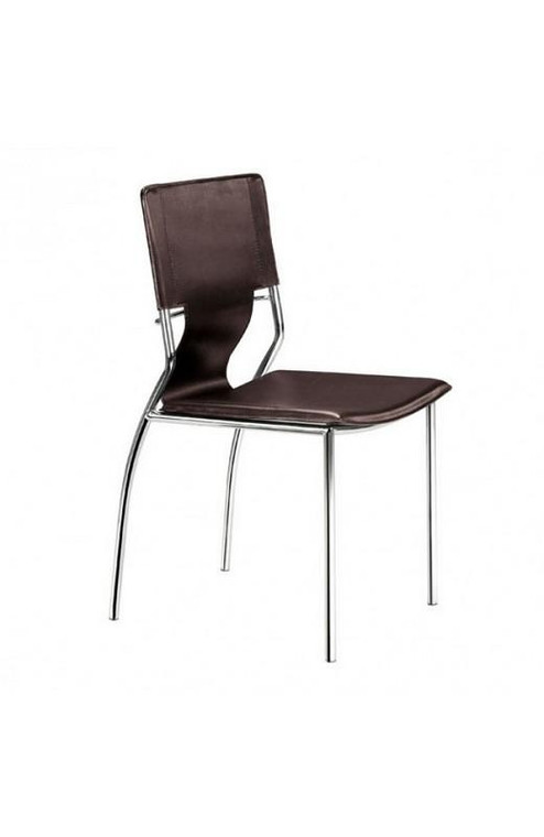 Zuo Modern Trafico Dining Chair Espresso (Set Of 4) 404133