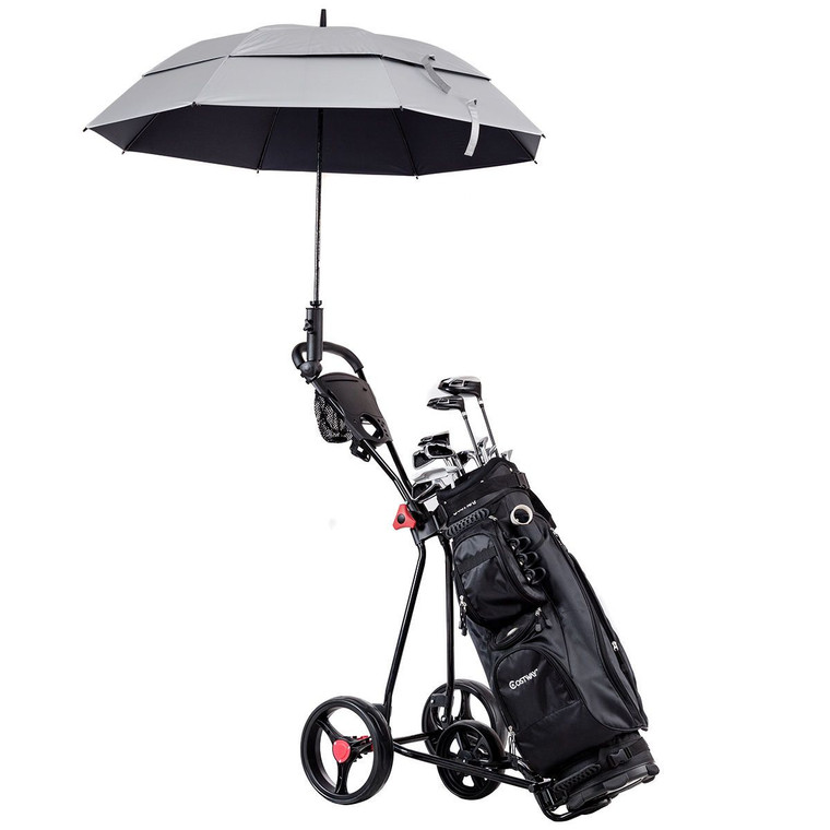 Durable Foldable Steel Golf Cart With Mesh Bag SP35778