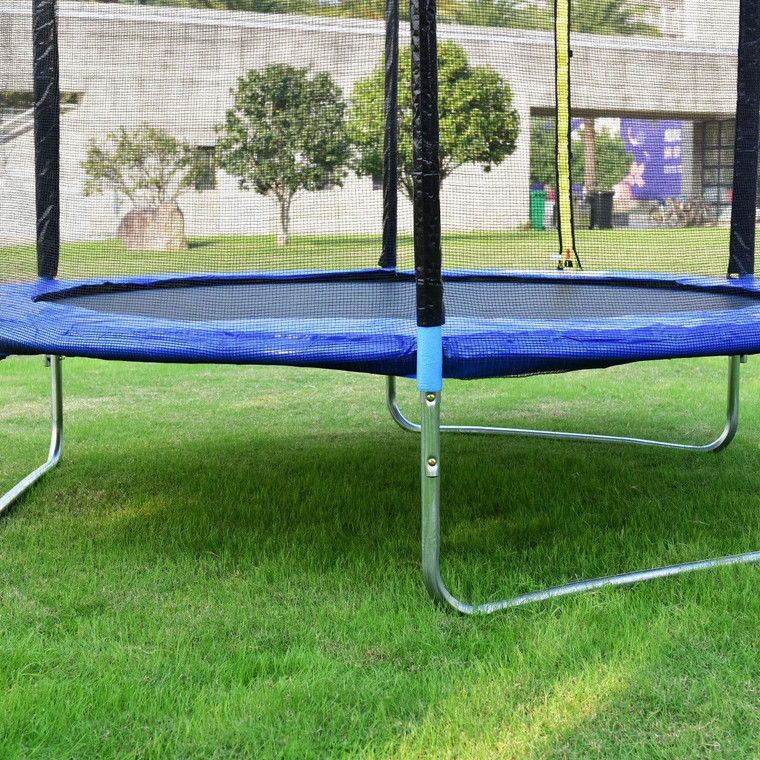 8' Safety Jumping Round Trampoline With Spring Safety Pad SP36529+