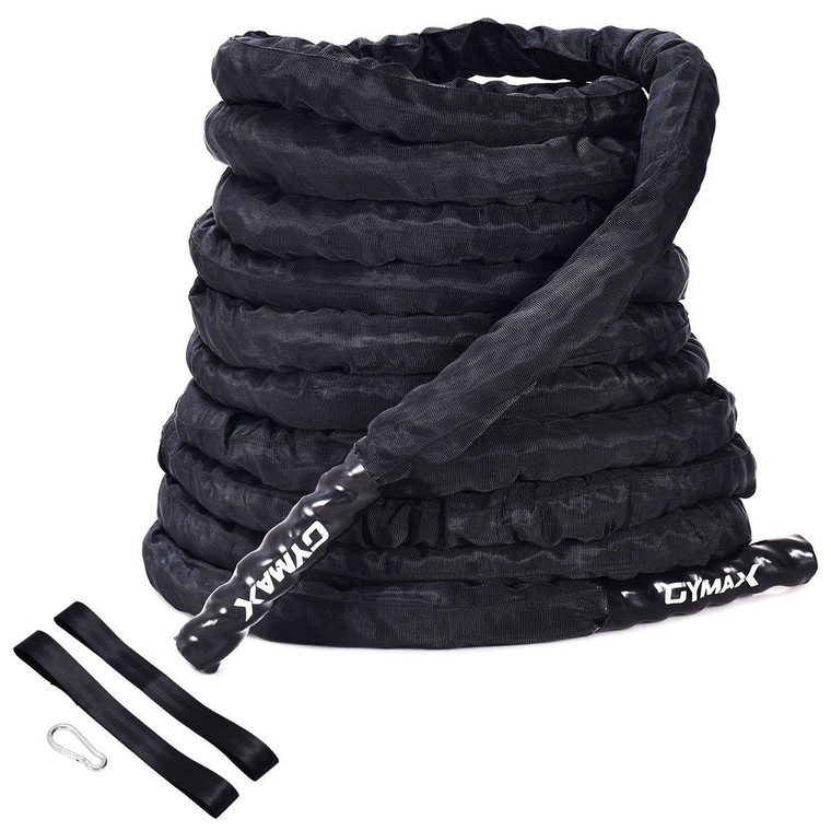 2'' Battle Ropes 30/40/50Ft Length Poly Dacron Rope-2" Diam 50Ft SP36546