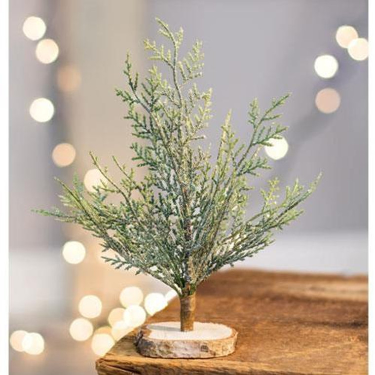 *Frosted Cypress Tree 8" F10043 By CWI Gifts