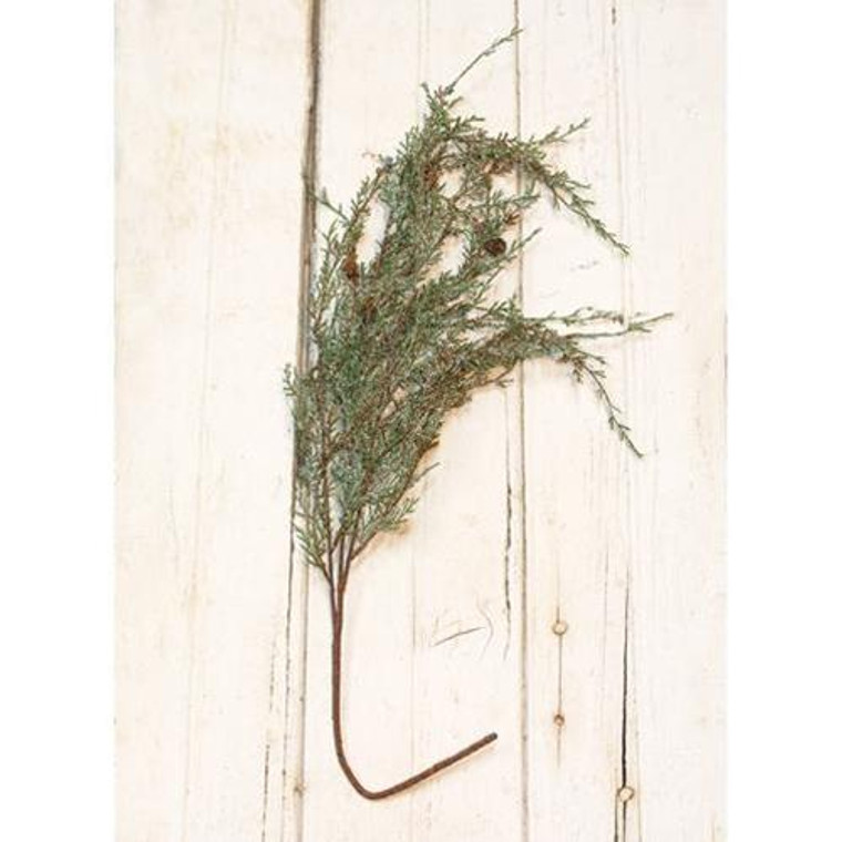 Snowy Weeping Cedar Hanging Branch FLM7630 By CWI Gifts