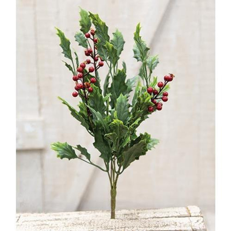 Dazzling Holly Bush 14" FXP78236 By CWI Gifts