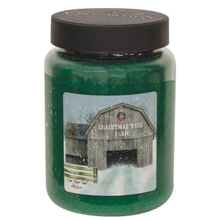 "Cut Your Own" 26 Oz Balsam Fir Jar Candle G27020 By CWI Gifts