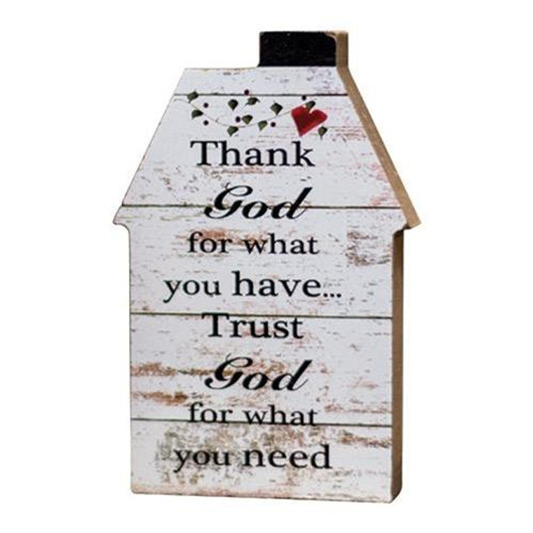 *Trust God House G34328 By CWI Gifts