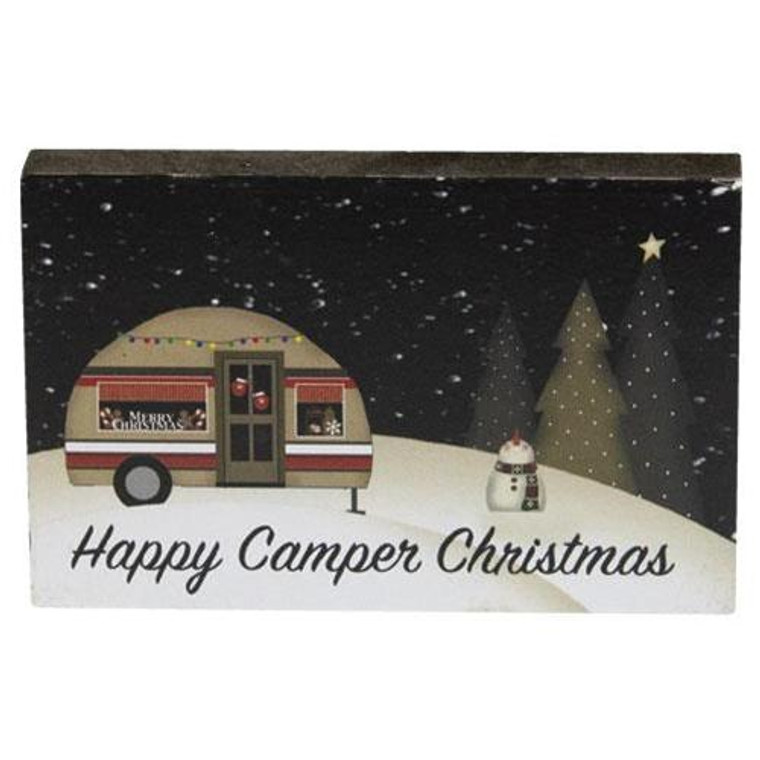 *Happy Camper Christmas Block G34537 By CWI Gifts