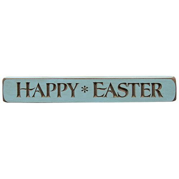 Happy Easter Engraved Block 12" G8289 By CWI Gifts