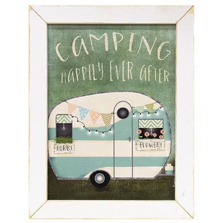 *Camping Happily Ever After Framed Print GBA1380 By CWI Gifts