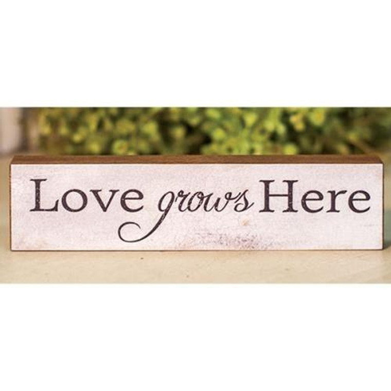 Love Grows Here Block GBB520L By CWI Gifts
