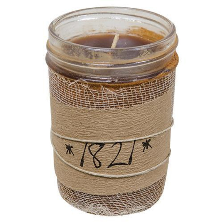 1821 Jar Candle 8Oz GBC24 By CWI Gifts
